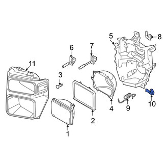 Ford OE - Headlight Fastener Clip