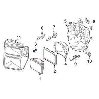 Ford OE - Headlight Rim Screw