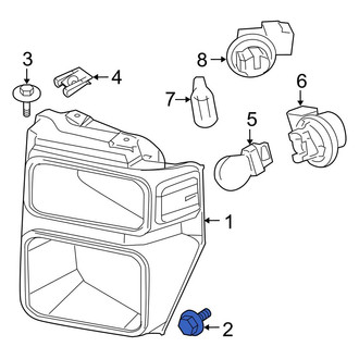Ford OE - Rear Wheel Arch Molding Screw