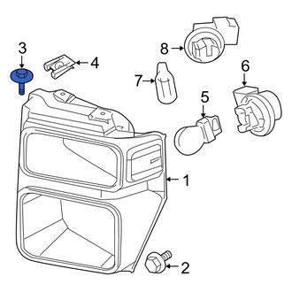 Ford OE - Rear Wheel Arch Molding Screw