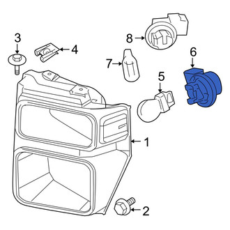 Ford OE - Rear Tail Light Socket