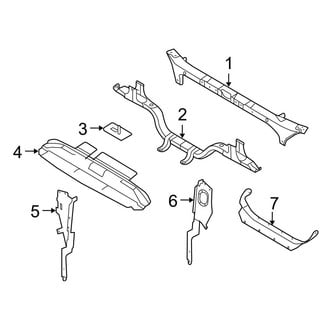 Ford OE - Radiator Support (Crew Cab 6.8L)