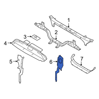 Ford OE - Front Left Radiator Support Air Deflector