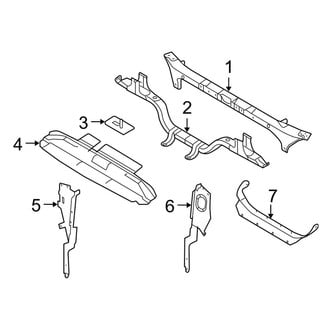 Ford OE - Radiator Support (Crew Cab 6.4L)