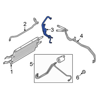 Ford OE - Automatic Transmission Oil Cooler Hose Assembly