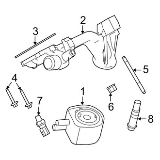 Ford OE - Cooling - Oil Cooler (Crew Cab 6.8L)