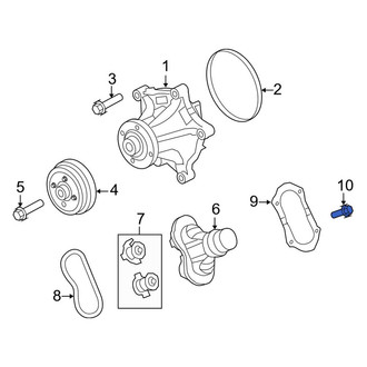 Ford OE - Engine Coolant Outlet Housing Bolt