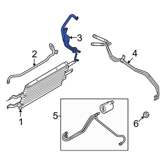 Ford OE - Automatic Transmission Oil Cooler Hose Assembly