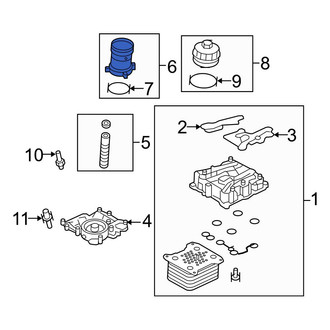 Ford OE - Engine Oil Filter Housing