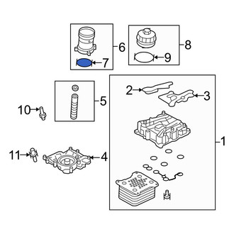 Ford OE - Engine Oil Filter Housing Seal