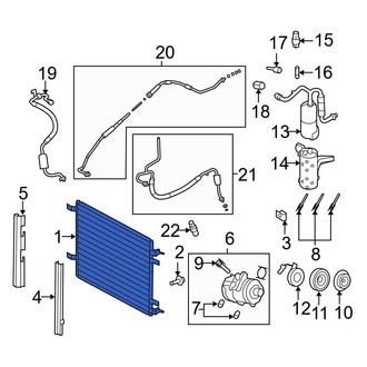 Ford OE - A/C Condenser