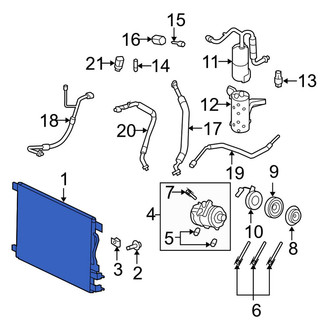 Ford OE - A/C Condenser