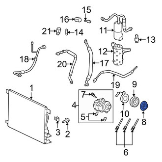 Ford OE - A/C Compressor Clutch Drive