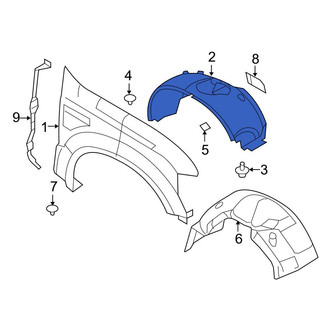 Ford OE - Front Left Fender Splash Shield