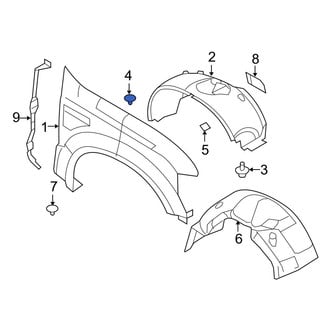 Ford OE - Bumper Cover Spacer Panel Clip