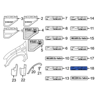 Ford OE - Front Fender Emblem