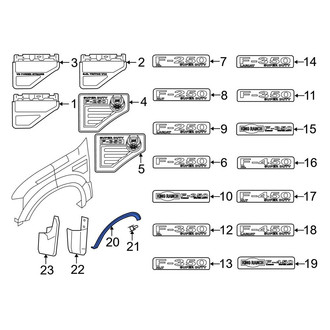 Ford OE - Front Left Rearward Fender Flare