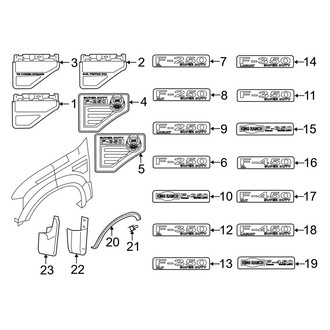 Ford OE - Fender - Exterior Trim (Crew Cab)