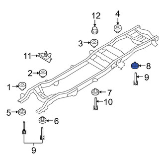 Ford OE - Lower Body Mount Cushion