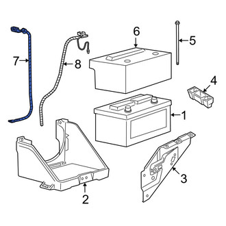 Ford OE - Right Battery Cable