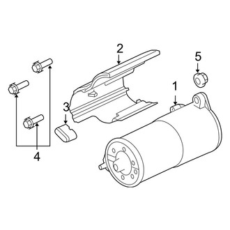 Ford OE - Electrical - Starter (Regular Cab / SuperCab / Crew Cab)