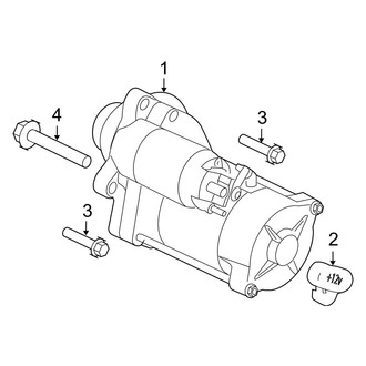 Ford OE - Electrical - Starter (Regular Cab / SuperCab / Crew Cab 6.4L)