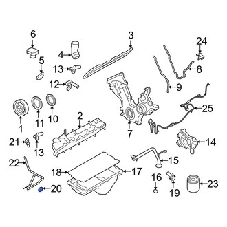 Ford OE - Engine Oil Drain Plug Gasket