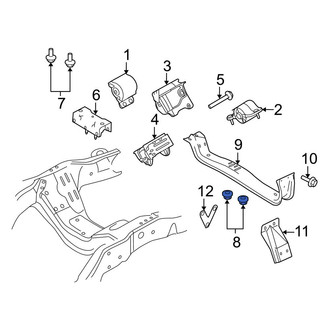 Ford OE - Lower Outer Bumper Face Bar Nut