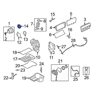 Ford OE - Rear Engine Crankshaft Seal