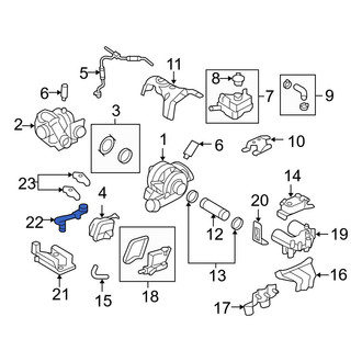 Ford OE - Turbocharger Oil Line