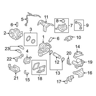 Ford OE - Engine - Turbocharger & Components (Crew Cab 6.4L)