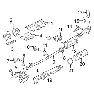 Ford OE - Exhaust System - Exhaust Components (5.4L)