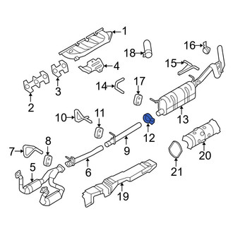 Ford OE - Exhaust Clamp
