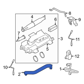 Ford OE - PCV Valve Hose