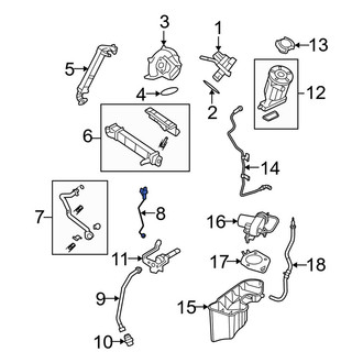 Ford OE - Exhaust Gas Recirculation (EGR) Valve Temperature Sensor