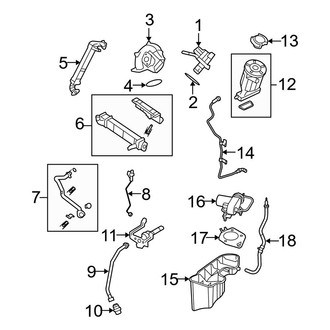 Ford OE - Emission System - Emission Components (Crew Cab 6.4L)