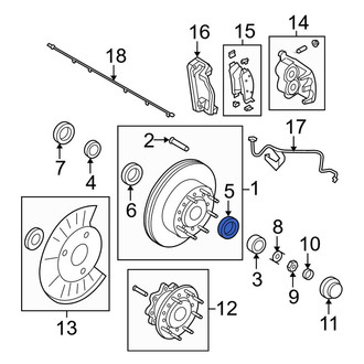 Ford OE - Front Wheel Bearing Race