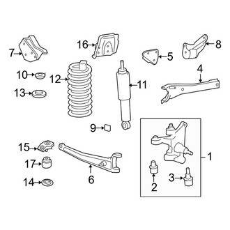 Ford OE - Front Suspension - Suspension Components (Twin I Beam), (RWD)