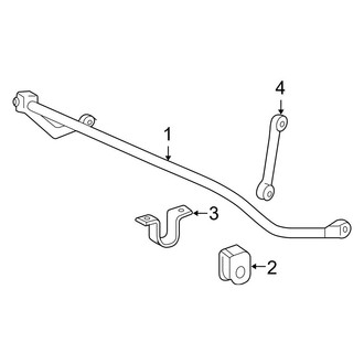 Ford OE - Front Suspension - Stabilizer Bar & Components (Twin I Beam), (RWD)