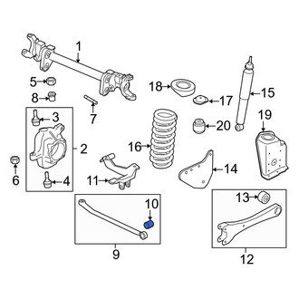 Ford OE - Front Suspension Track Bar Bushing