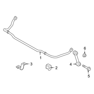 Ford OE - Front Suspension - Stabilizer Bar (Monobeam Axle), (Crew Cab 4 X 2)