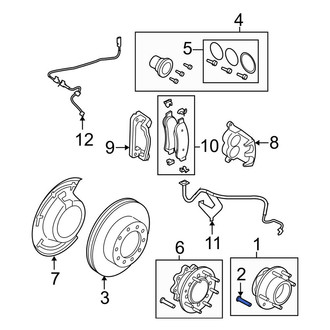 Ford OE - Rear Wheel Lug Stud