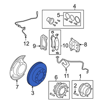Ford OE - Front Disc Brake Rotor