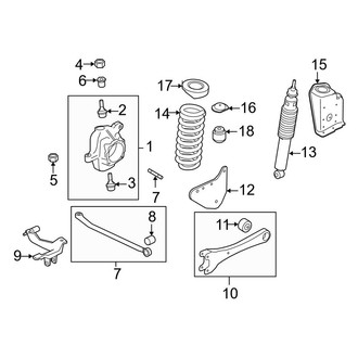 Ford OE - Front Suspension - Suspension Components