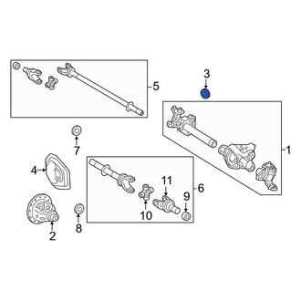 Ford OE - Front Differential Pinion Seal