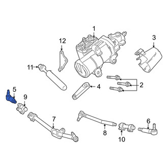 Ford OE - Left Outer Steering Tie Rod End