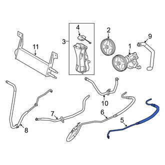 Ford OE - Power Steering Pressure Hose