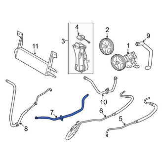 Ford OE - Power Steering Pressure Hose