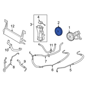 Ford OE - Power Steering Pump Pulley
