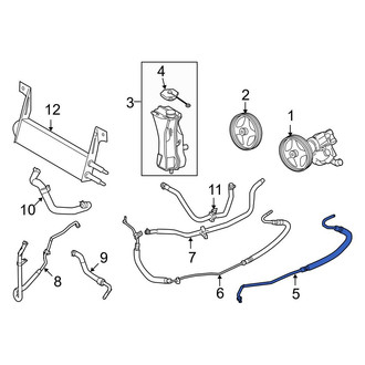 Ford OE - Power Steering Pressure Hose
